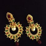 La Trendz Gold Plated Pan Polki Fashionable Earrings For Women
