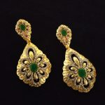 La Trendz Rajwadi Matte Gold Plated Designer Earring For Women
