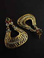 La Trendz Dangle Fashionable Gold Plated Earring For Women - Image 2