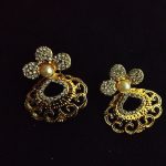La Trendz Floral Gold Plated Earring For Women
