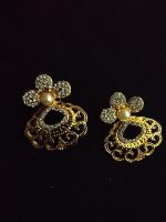 La Trendz Floral Gold Plated Earring For Women