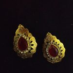 La Trendz Stud Gold Plated Ethnic Earrings For Womens