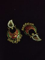 La Trendz Meena color paan Antique Earrings For Womens - Image 2