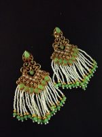 La Trendz Mint Ethnic Chokor Multi Drop Earrings for Women