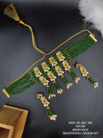 La Trendz Beaded Bridal Choker Necklace Set For Women - Image 5