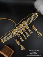 La Trendz Beaded Bridal Choker Necklace Set For Women - Image 4