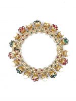 La Trendz Openable Elegant Multi Color Kada Bangles For Women - Image 2