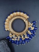 La Trendz Gold Plated Multicolor Openable Pacheli Bangle For Women - Image 10