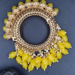 La Trendz Gold Plated Multicolor Openable Pacheli Bangle For Women