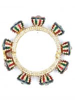 La Trendz Openable Elegant Multi Color Kada Bangles For Women - Image 3