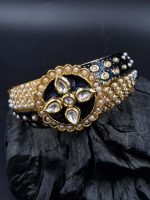 La Trendz Multicolor Antique Gold Plated Handcrafted Kada For Women - Image 3