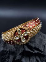 La Trendz Multicolor Antique Gold Plated Handcrafted Kada For Women