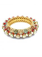 La Trendz Openable Elegant Multi Color Kada Bangles For Women - Image 2