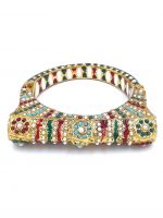 La Trendz Openable Unique Shape Elegant Multi Color Kada Bangles For Women - Image 2