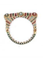La Trendz Openable Unique Shape Elegant Multi Color Kada Bangles For Women - Image 3