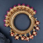 La Trendz Openable Enamel Drop Shape Elegant Multi Color Kada Bangles For Women