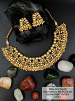 La Trendz Kundan Rajwadi Matte Necklace Set For Women - Image 2