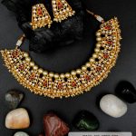 La Trendz Kundan Rajwadi Matte Necklace Set For Women