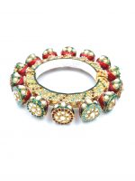 La Trendz Openable Round Shape Elegant Multi Color Kada Bangles For Women - Image 3