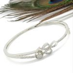 La Trendz Brass CZ Stone Western Elegant Kada For Women