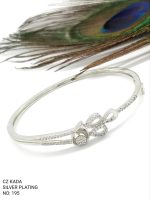 La Trendz Brass CZ Stone Western Elegant Kada For Women