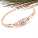 La Trendz Brass CZ Stone Square Fancy Kada For Women