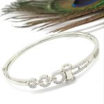 La Trendz Brass CZ Stone Round Elegant Kada For Women