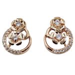 La Trendz Brass CZ Stud Daily Wear Earring For Women