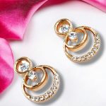 La Trendz Brass CZ Stud Daily Wear Earring For Women