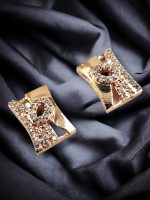 La Trendz Brass CZ Stud Daily Wear Earring For Women