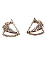 La Trendz Brass CZ Stud Daily Wear Earring For Women - Image 2