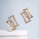 La Trendz Brass CZ Stud Daily Wear Earring For Women