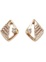 La Trendz Brass CZ Stud Daily Wear Earring For Women - Image 2