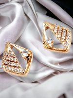 La Trendz Brass CZ Stud Daily Wear Earring For Women