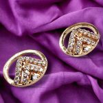 La Trendz Brass CZ Stud Daily Wear Earring For Women