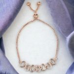La Trendz Brass CZ Stone Delicate White Elegant Kada For Women
