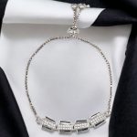La Trendz Brass CZ Stone Delicate White Elegant Kada For Women