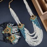 La Trendz Beautiful Party Crystal Necklace Set For Women