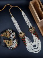 La Trendz Beautiful Party Crystal Necklace Set For Women - Image 2