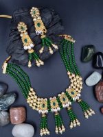 La Trendz Beautiful Party Crystal Necklace Set For Women - Image 6