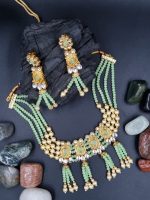 La Trendz Beautiful Party Crystal Necklace Set For Women - Image 5