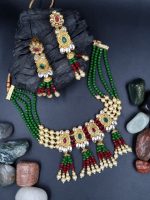 La Trendz Beautiful Party Crystal Necklace Set For Women - Image 3