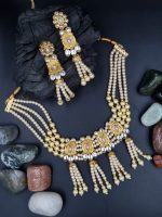 La Trendz Beautiful Party Crystal Necklace Set For Women - Image 2