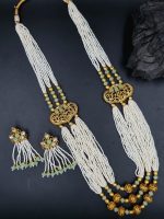 La Trendz Beautiful Party Crystal Necklace Set For Women - Image 5