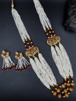 La Trendz Beautiful Party Crystal Necklace Set For Women - Image 3