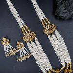 La Trendz Beautiful Party Crystal Necklace Set For Women
