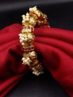 La Trendz High Gold Polish Traditional Ethnic Bangles 1 PCS