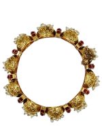 La Trendz High Gold Polish Traditional Ethnic Bangles 1 PCS - Image 2