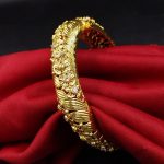 La Trendz High Gold Polish Traditional Ethnic Bangles 1 PCS