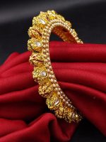 La Trendz High Gold Polish Traditional Ethnic Bangles 1 PCS